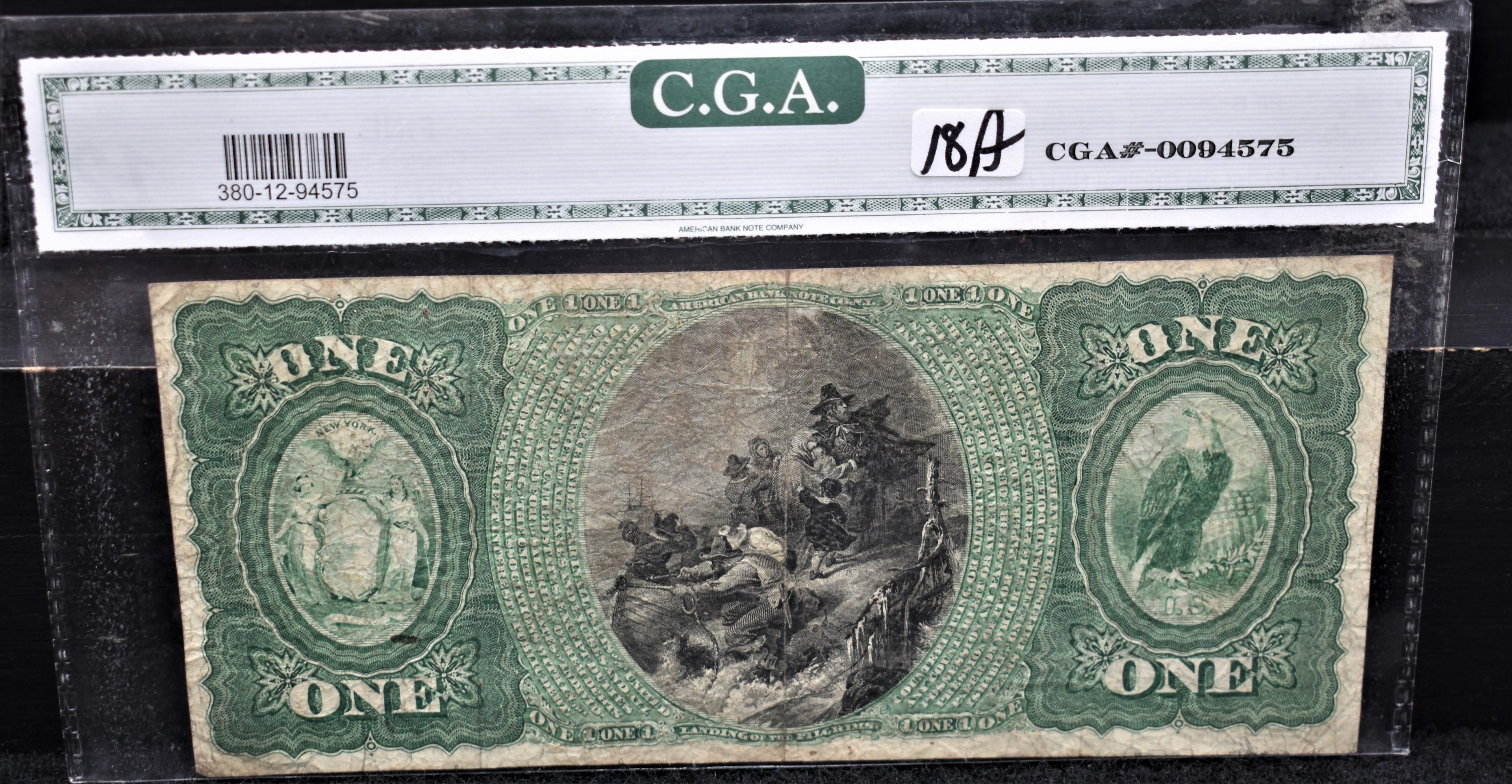 RARE ORIGINAL $1 1ST CH ORIGINAL NBN - C.G.A. FINE