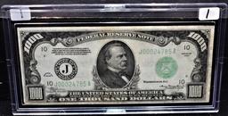 RARE $1000 FEDERAL RESERVE NOTE SERIES 1934