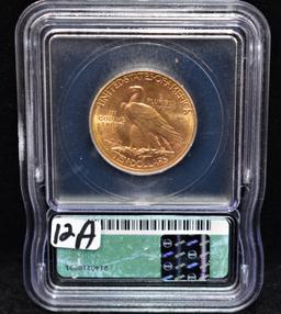 SCARCE $10 INDIAN HEAD GOLD COIN ICG MS64