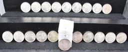 20 CHOICE BU ORIGINAL ROLL 1884-0 MORGAN DOLLARS