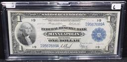$1 MINNEAPOLIS NATIONAL CURRENCY SERIES 1918 LARGE