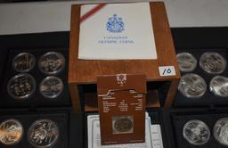 1976 GOLD/SILVER OLYMPIC SET WITH COA