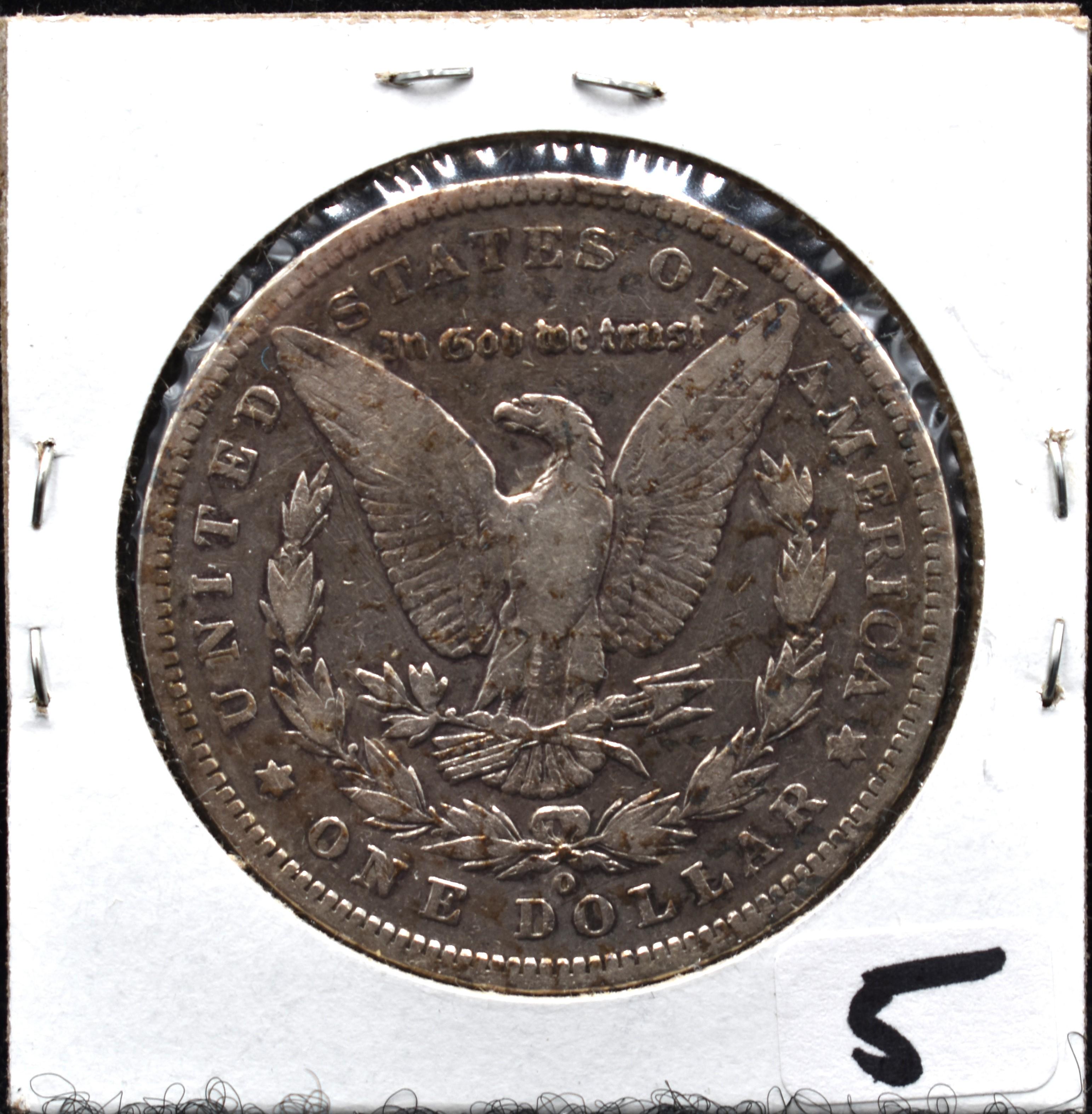 KEY 1895-0 MORGAN DOLLAR FROM SAFE