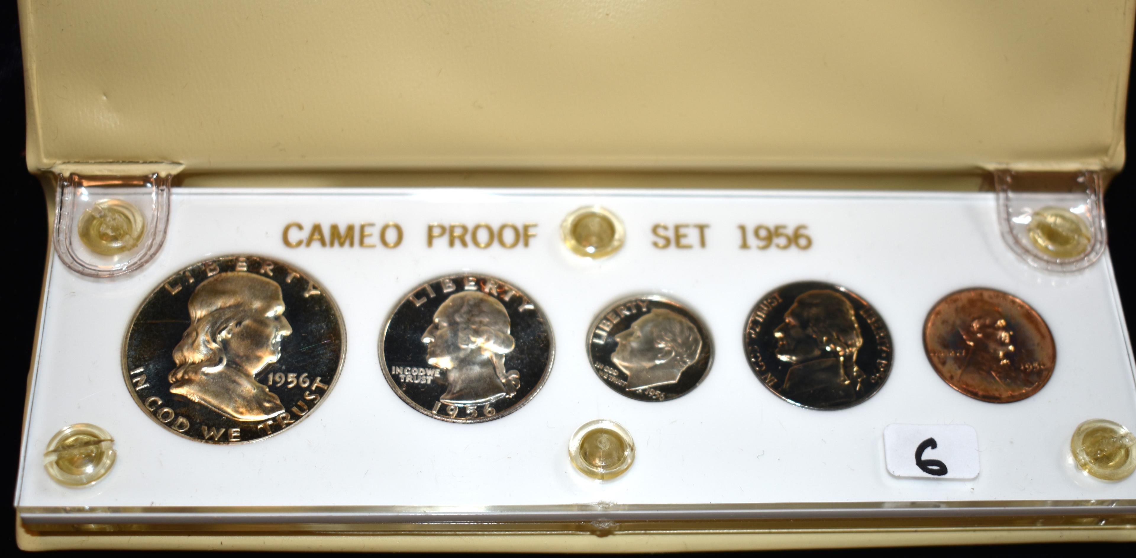 17 MIXED DATES "CAMEO PROOF SETS' FROM SAFES