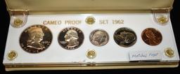 17 MIXED DATES "CAMEO PROOF SETS' FROM SAFES