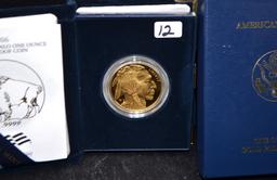 2006-W AMERICAN BUFFALO $50 ONE OZ GOLD COIN