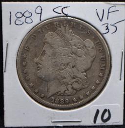 KEY DATE 1889-CC MORGAN DOLLAR