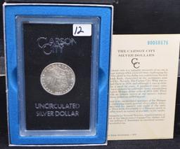 RARE 1880-CC GSA BLACK BOX MORGAN DOLLAR