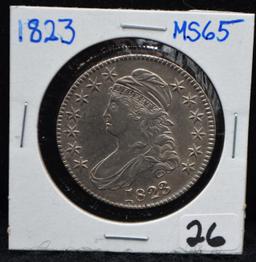 HIGH GRADE 1823 CAPPED BUST HALF DOLLAR