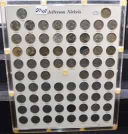 JEFFERSON NICKEL FRAMED SET