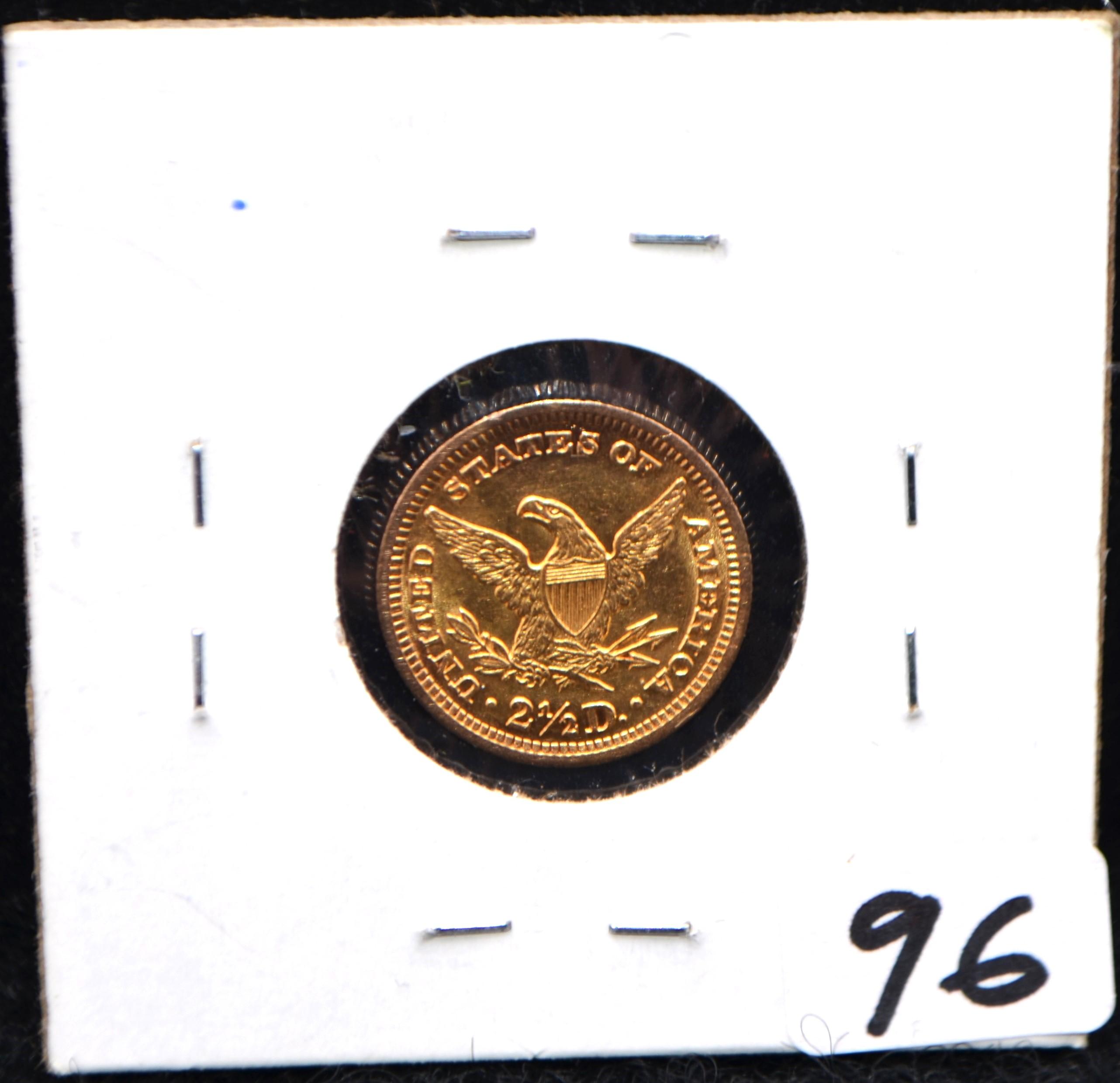 1906 $2 1/2 LIBERTY HEAD GOLD COIN
