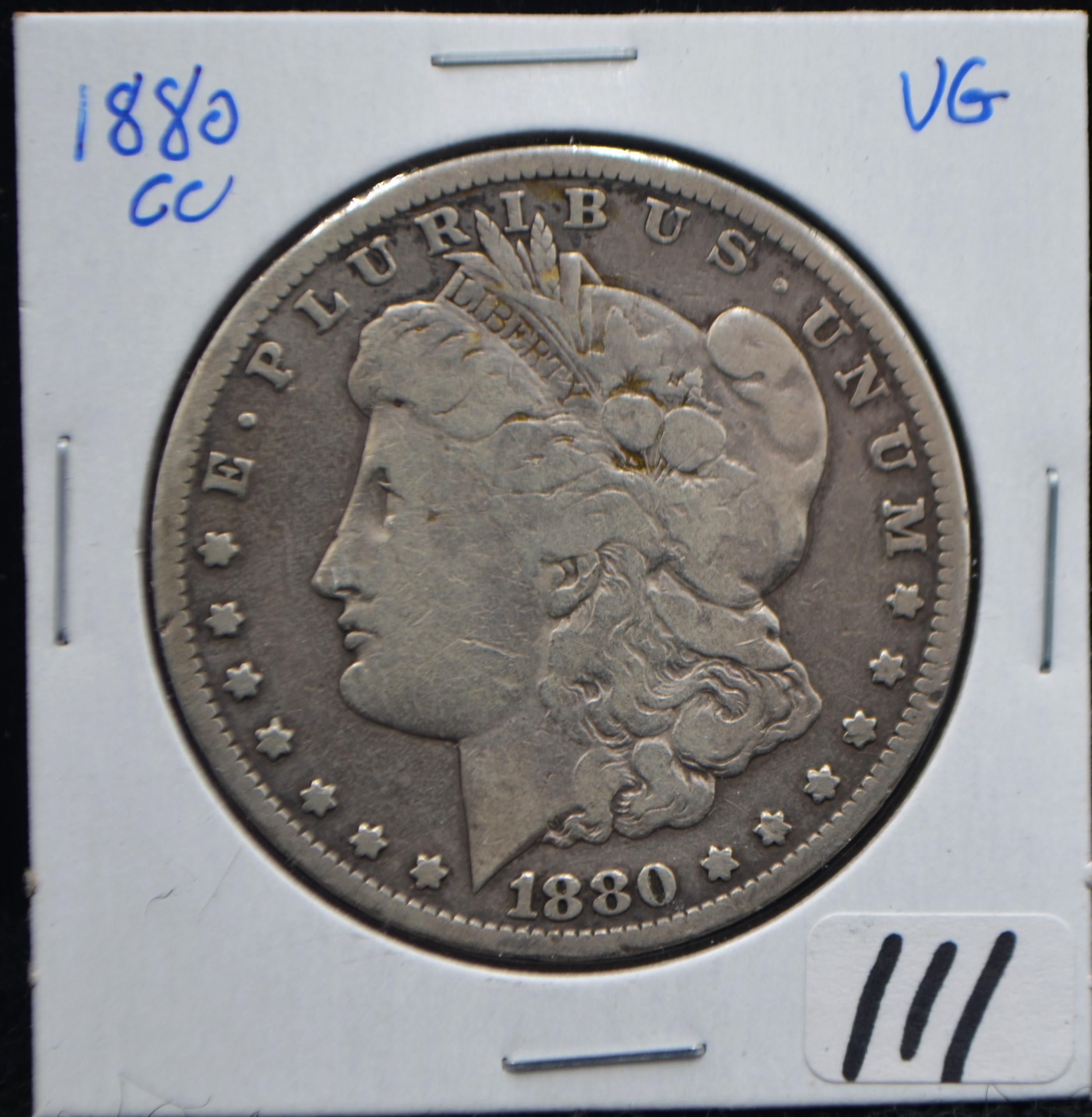 KEY 1880-CC MORGAN DOLLAR