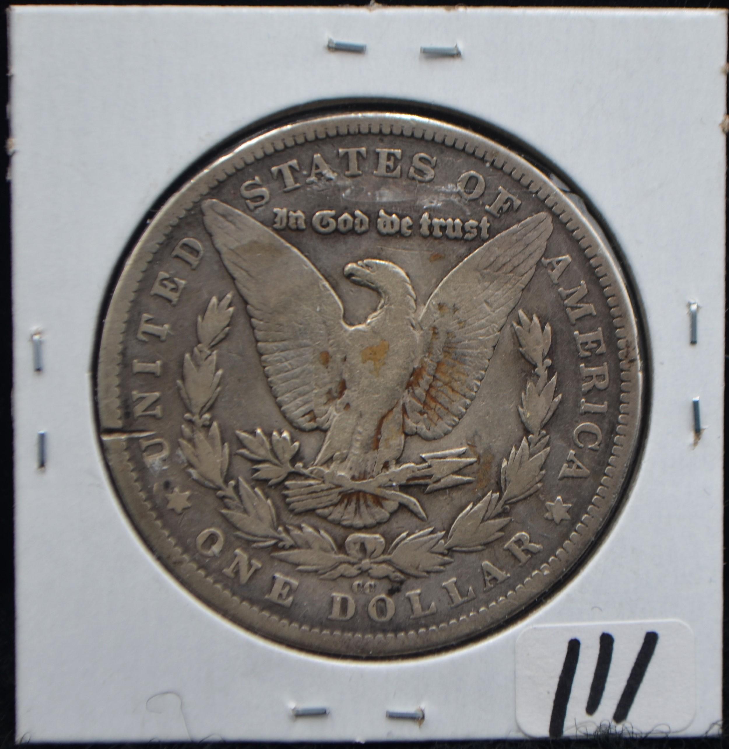 KEY 1880-CC MORGAN DOLLAR