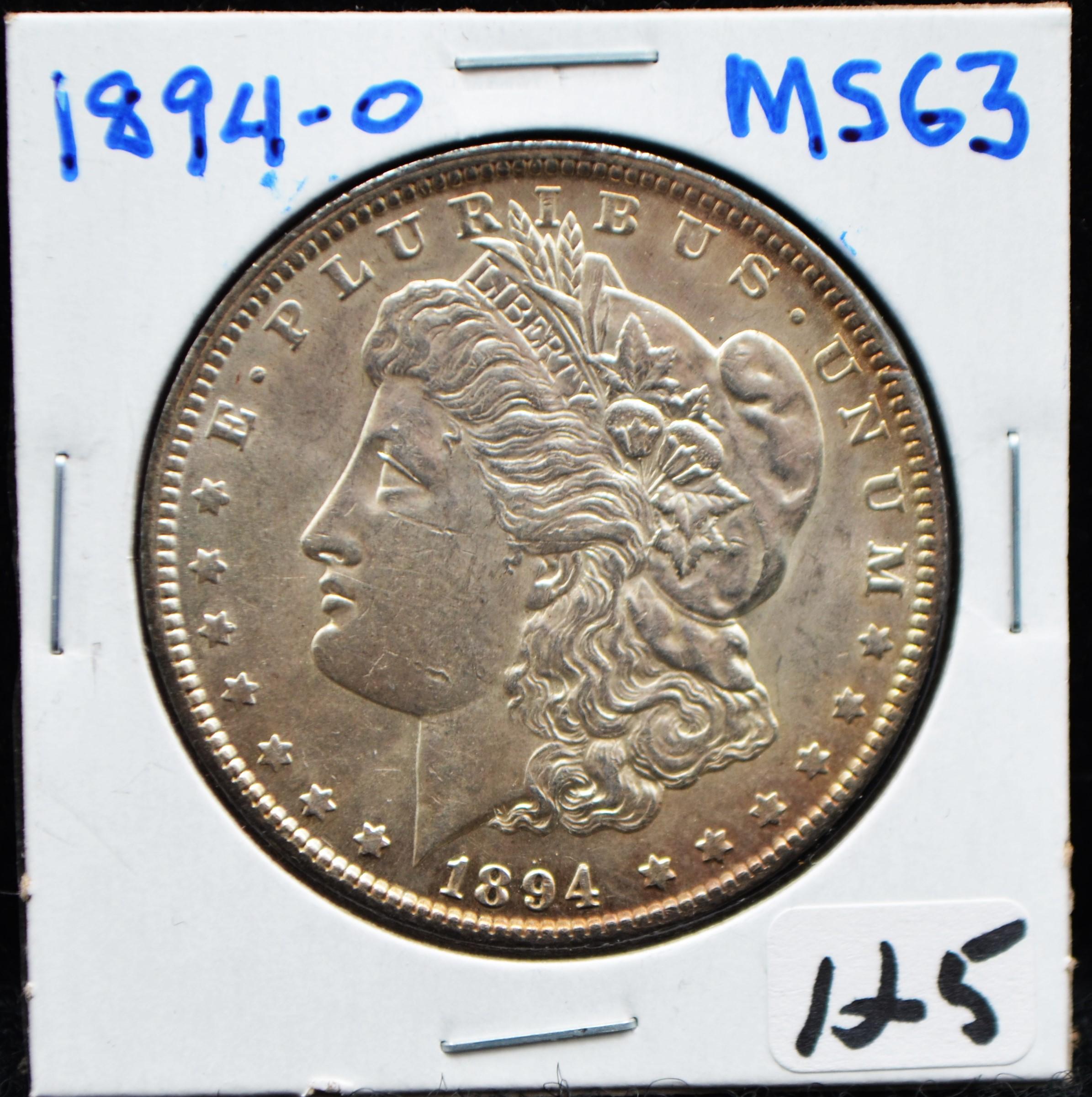 SCARCE 1894-0 MORGAN DOLLAR