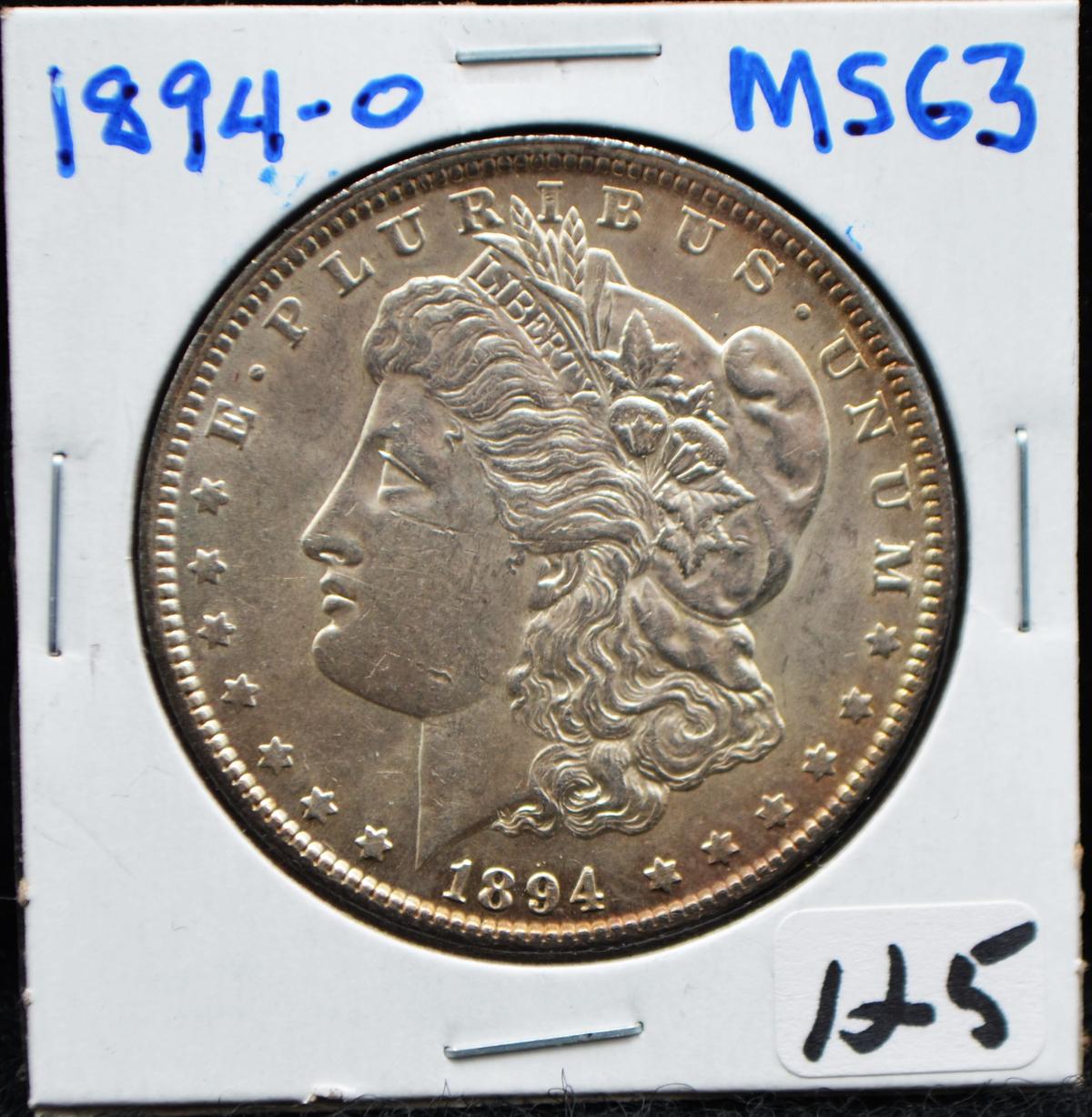 SCARCE 1894-0 MORGAN DOLLAR