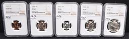 RARE 1964 U.S. MINT PROOF SET ALL NGC MS69