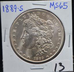 1889-S MORGAN DOLLAR