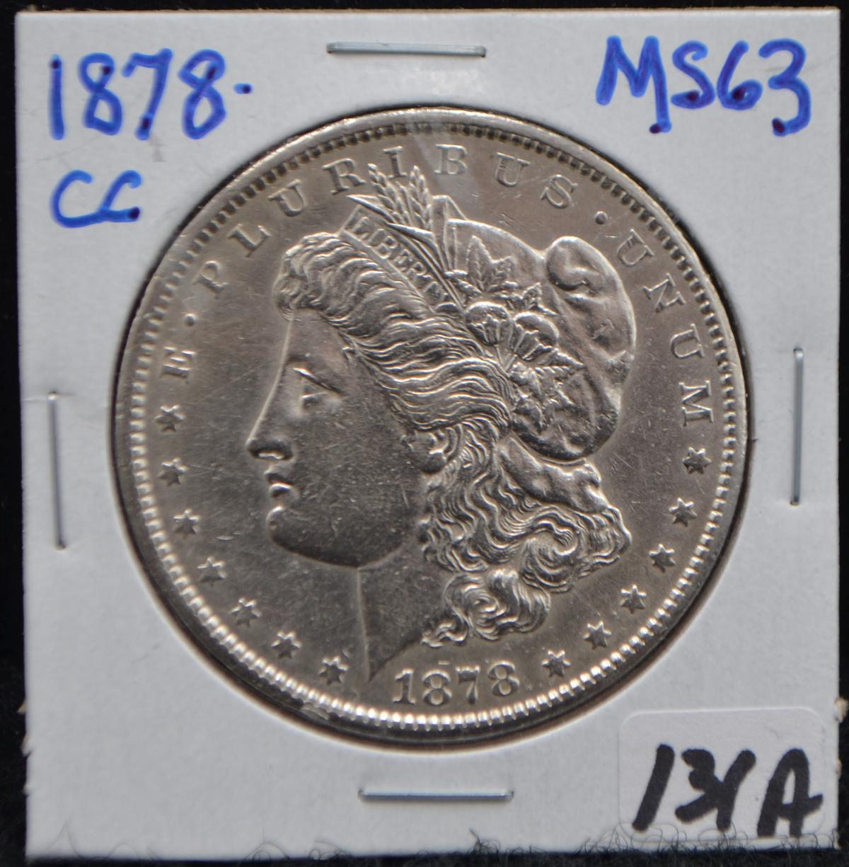 SCARCE 1878-CC MORGAN DOLLAR