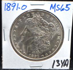 1891-0 MORGAN DOLLAR