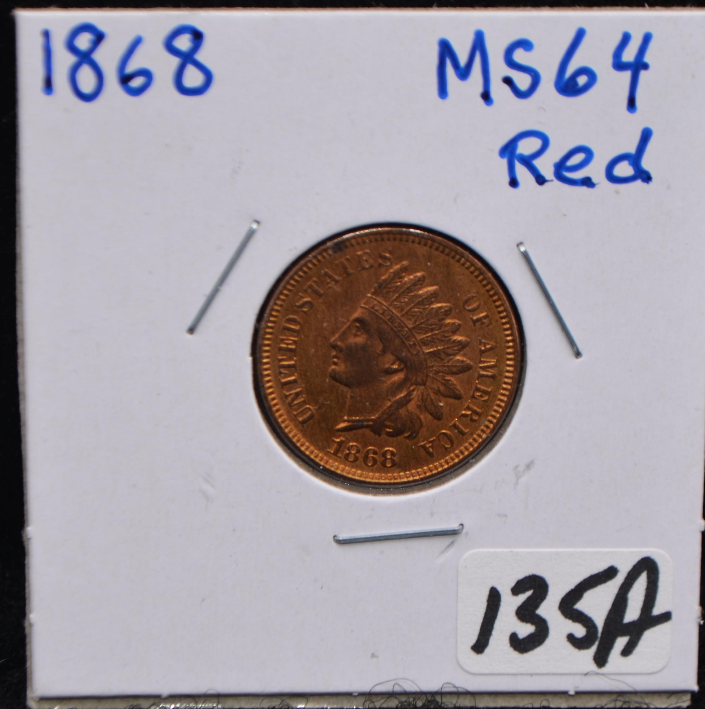 1868 INDIAN HEAD PENNY