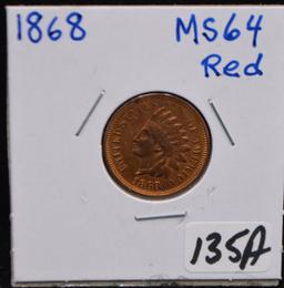 1868 INDIAN HEAD PENNY