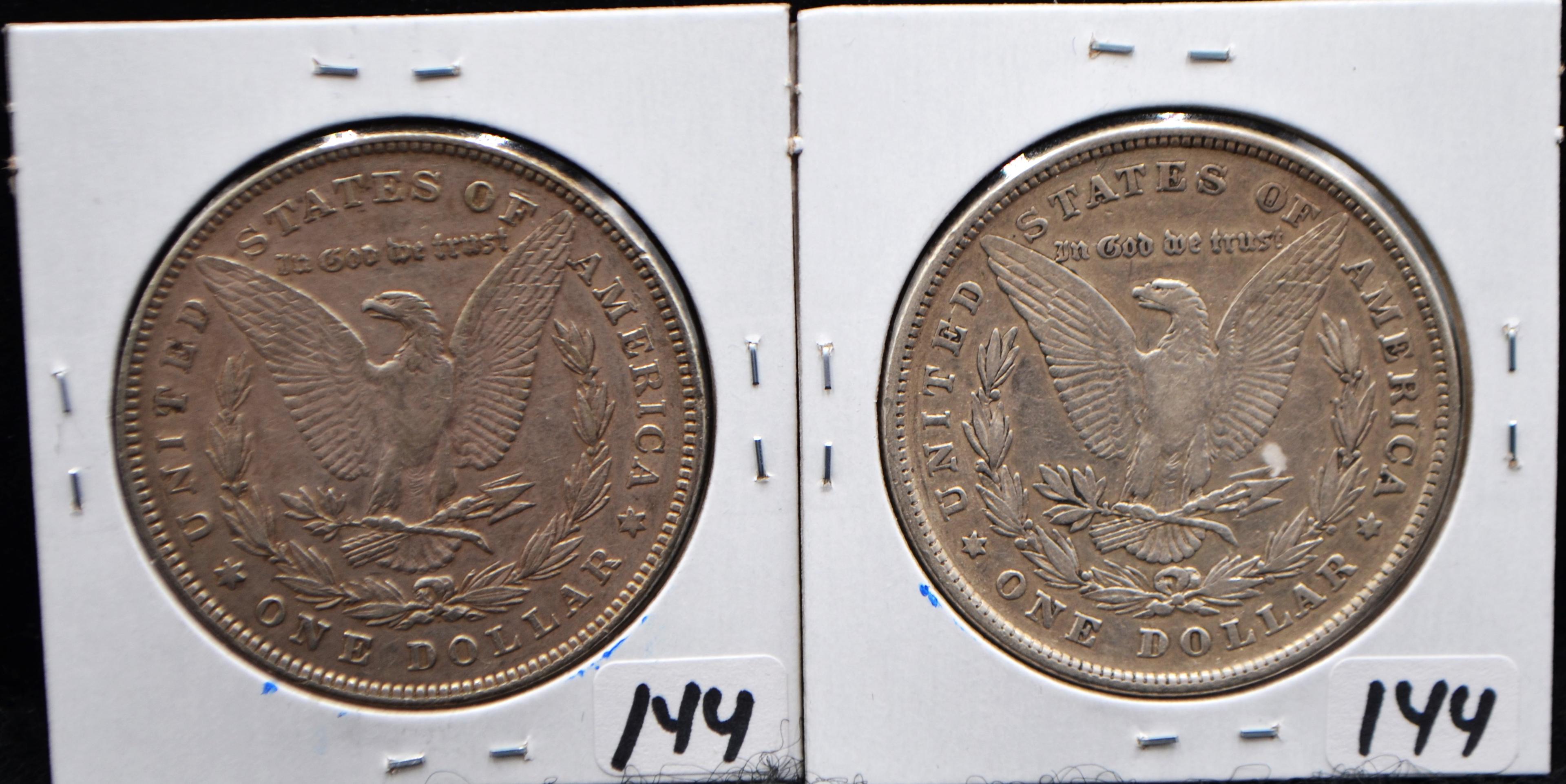 1878 8TF & 1878 7/8 TF MORGAN DOLLARS