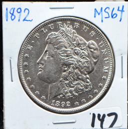 1892 MORGAN DOLLAR