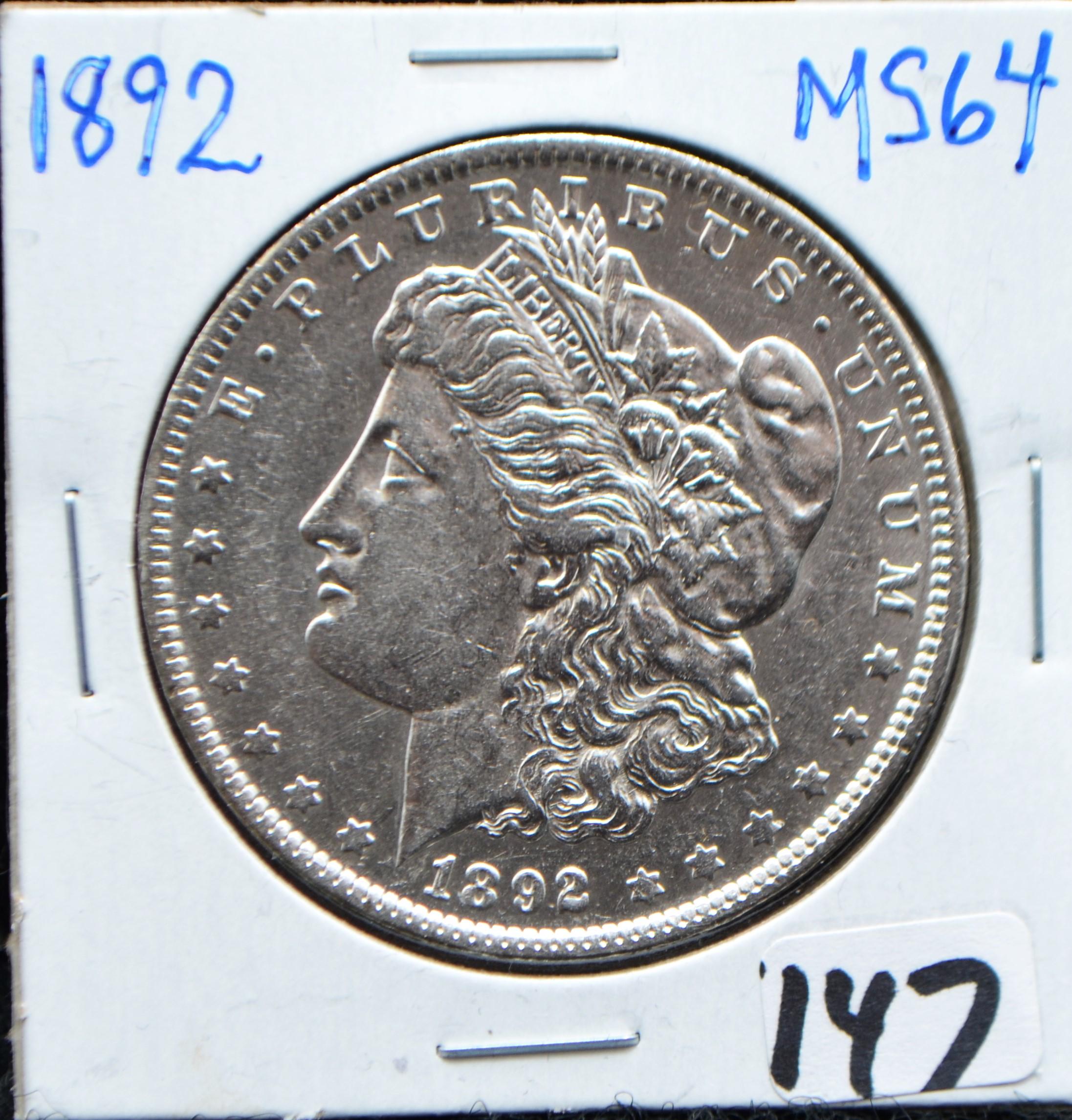 1892 MORGAN DOLLAR