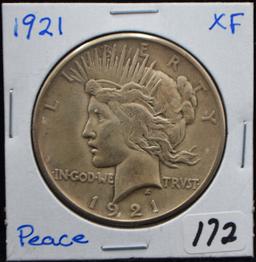 KEY DATE 1921 PEACE DOLLAR