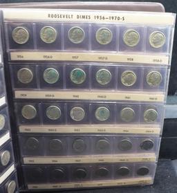 ROOSEVELT DIME COLLECTION (1946-1979) WITH PROOFS