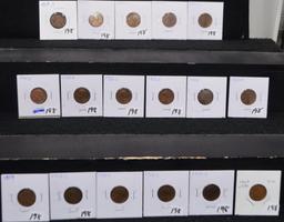 17 BETTER DATE LINCOLN WHEAT PENNIES