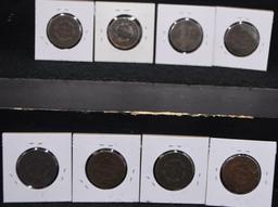 8 MIXED DATES LARGE CENT