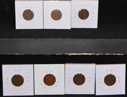 7 BETTER DATE LINCOLN WHEAT PENNIES