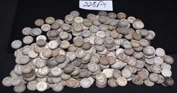 332 MIXED DATE & MINT MERCURY DIMES