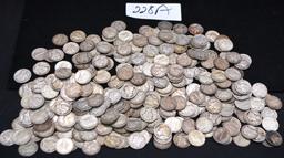 332 MIXED DATE & MINT MERCURY DIMES