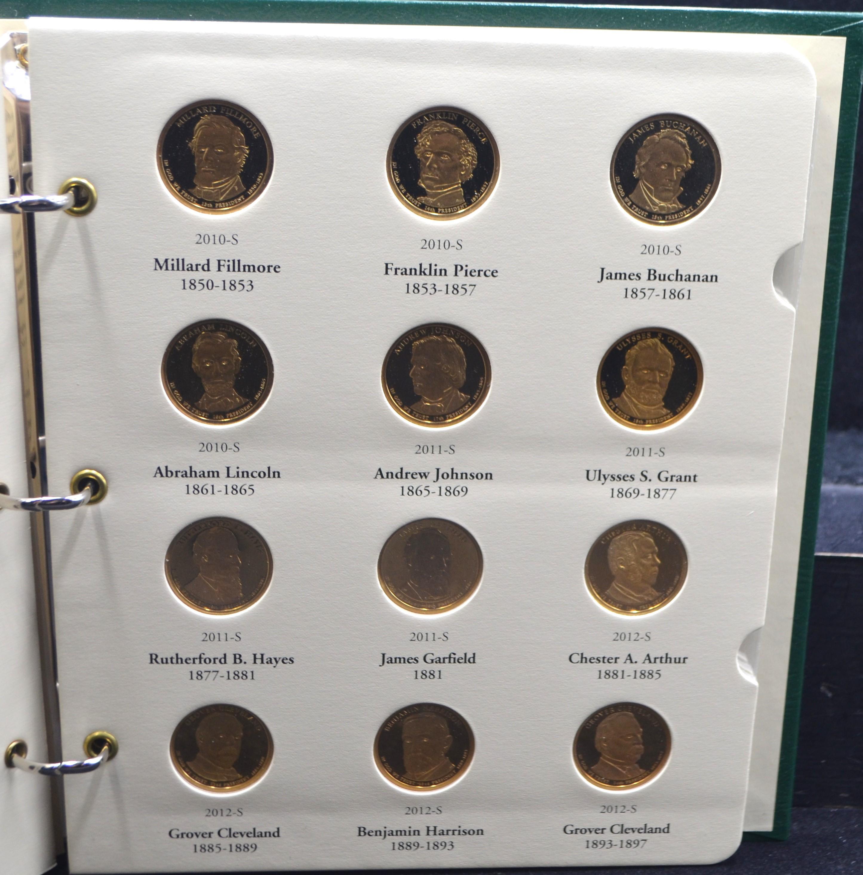 EISENHOWER, SACAGAWEA, PRESIDENTIAL DOLLAR ALBUMS