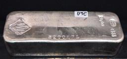 VINTAGE JM 100 OZ .999+ FINE SILVER SILVER BAR