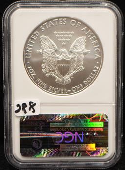 2010 AMERICAN SILVER EAGLE EARLY RELEASE NGC MS70
