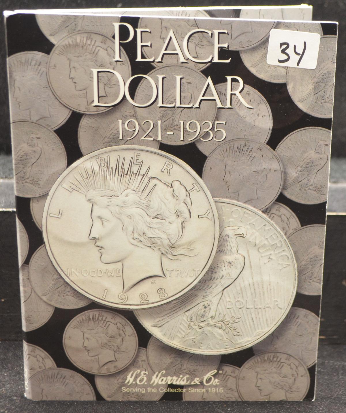 PEACE DOLLAR COLLECTION 24 AU/BU PEACE DOLLARS