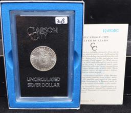 1882-CC GSA BLACK BOX MORGAN DOLLAR