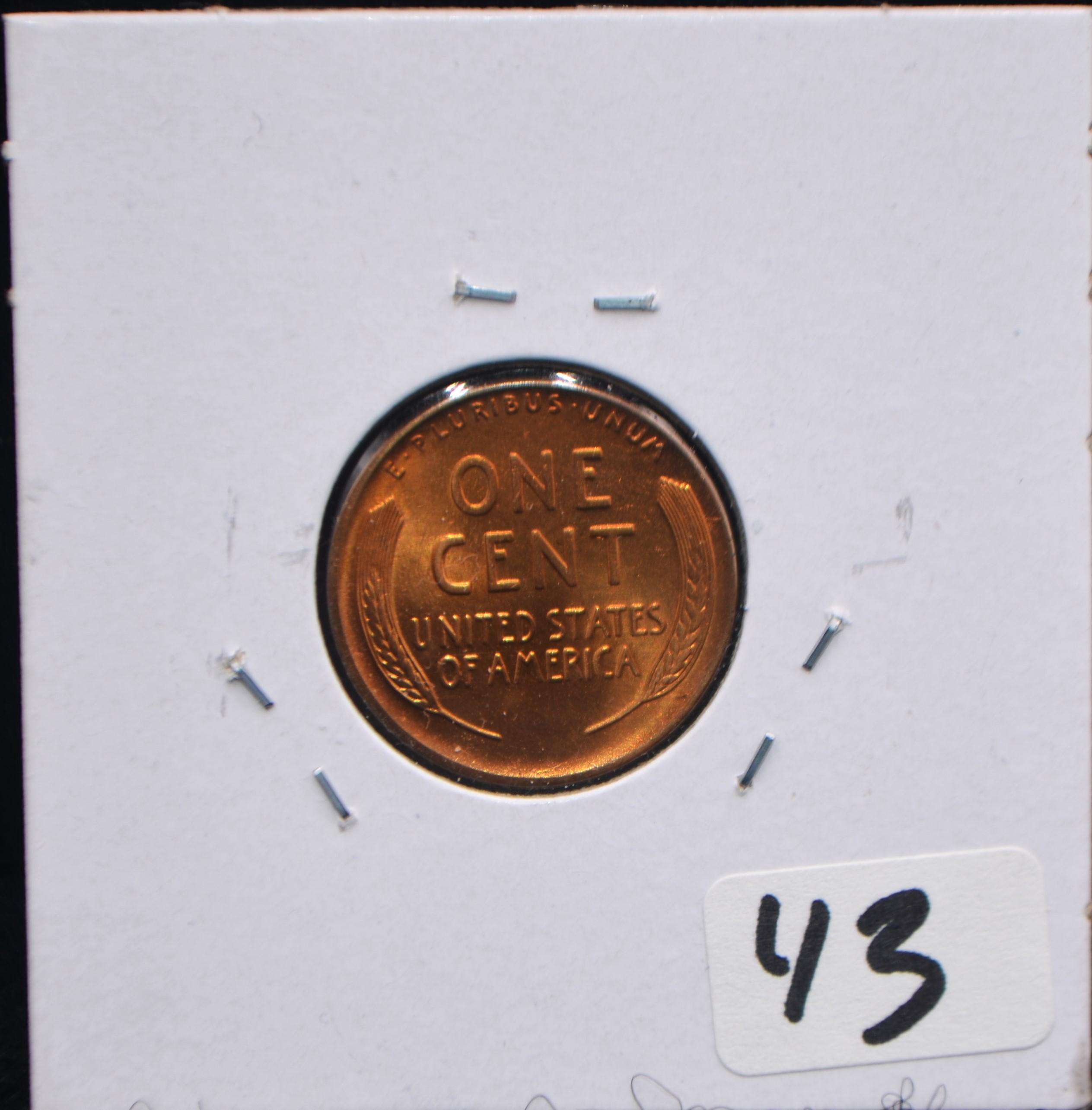 KEY DATE IN RED 1914-S LINCOLN WHEAT PENNY