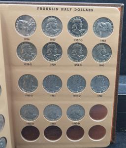 COMPLETE SET OF FRANKLIN HALF DOLLARS