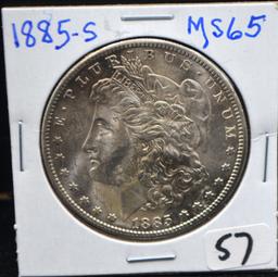 1885-S MORGAN DOLLAR