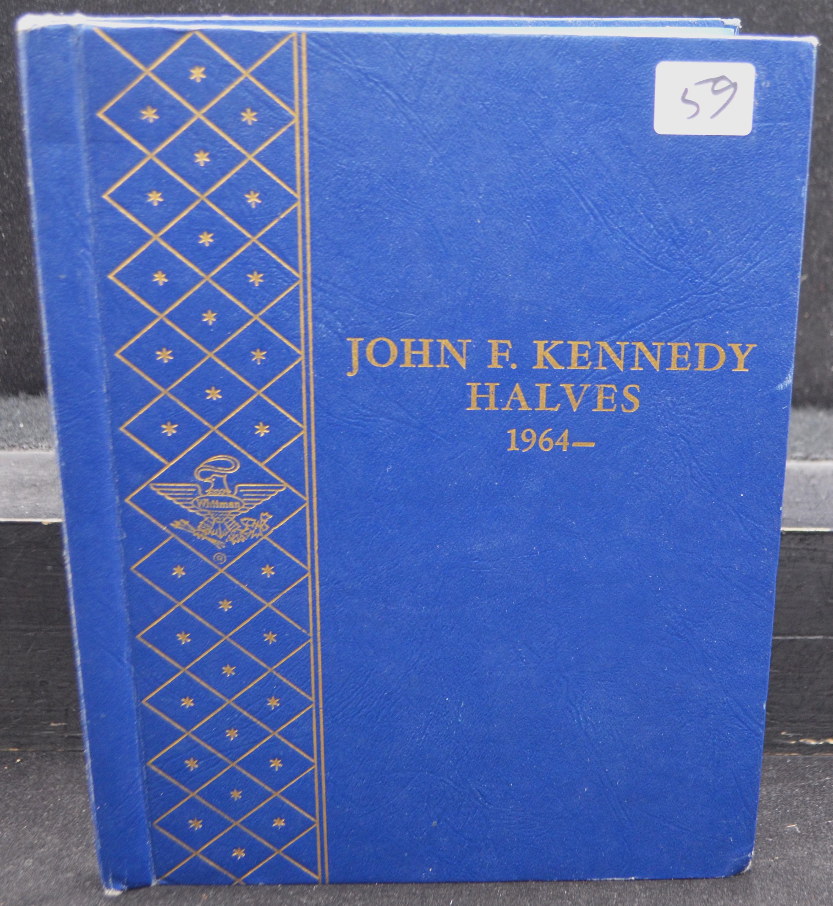 BOOK OF 32 BU KENNEDY 1964 SILVER HALF DOLLARS