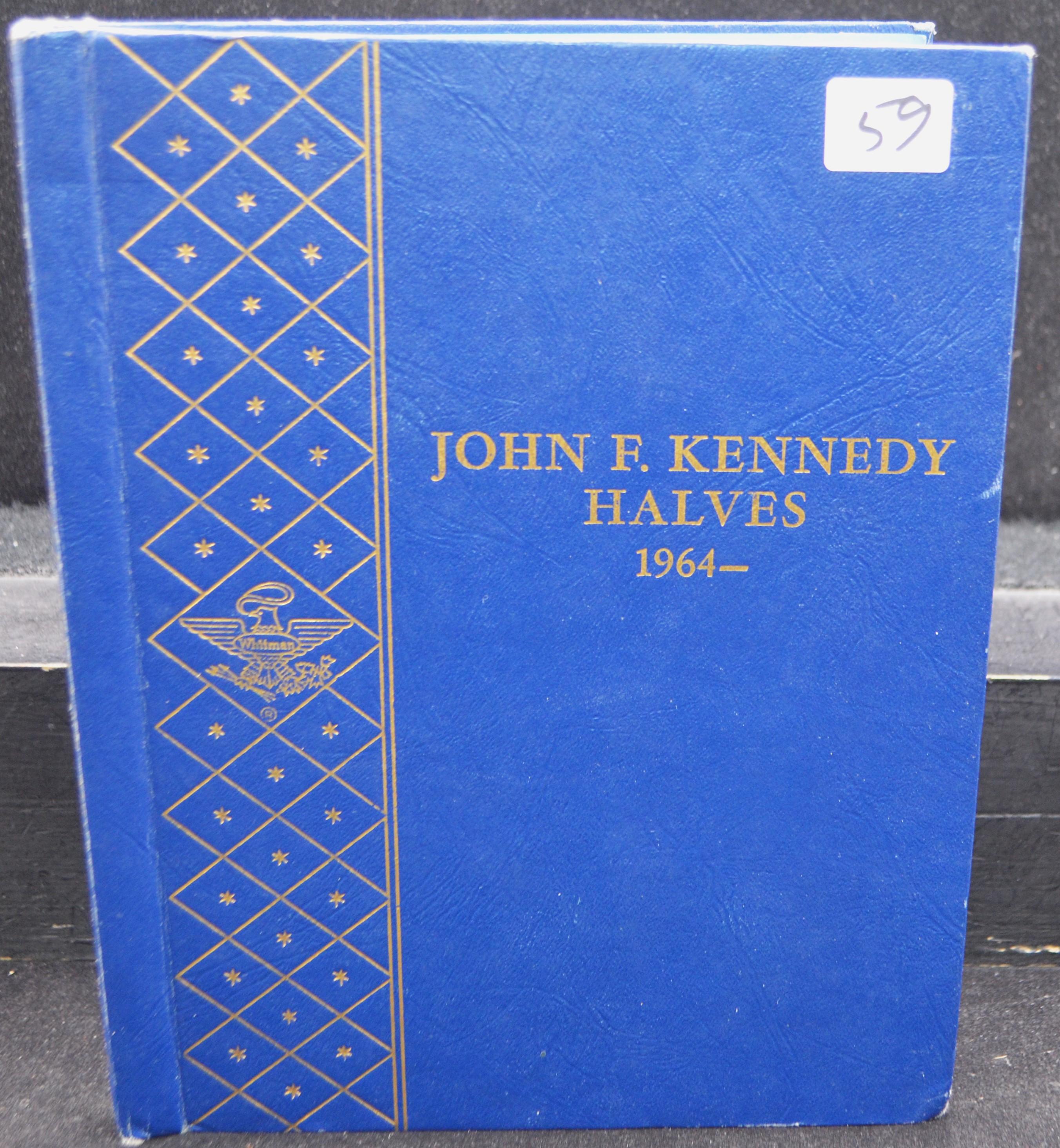 BOOK OF 32 BU KENNEDY 1964 SILVER HALF DOLLARS