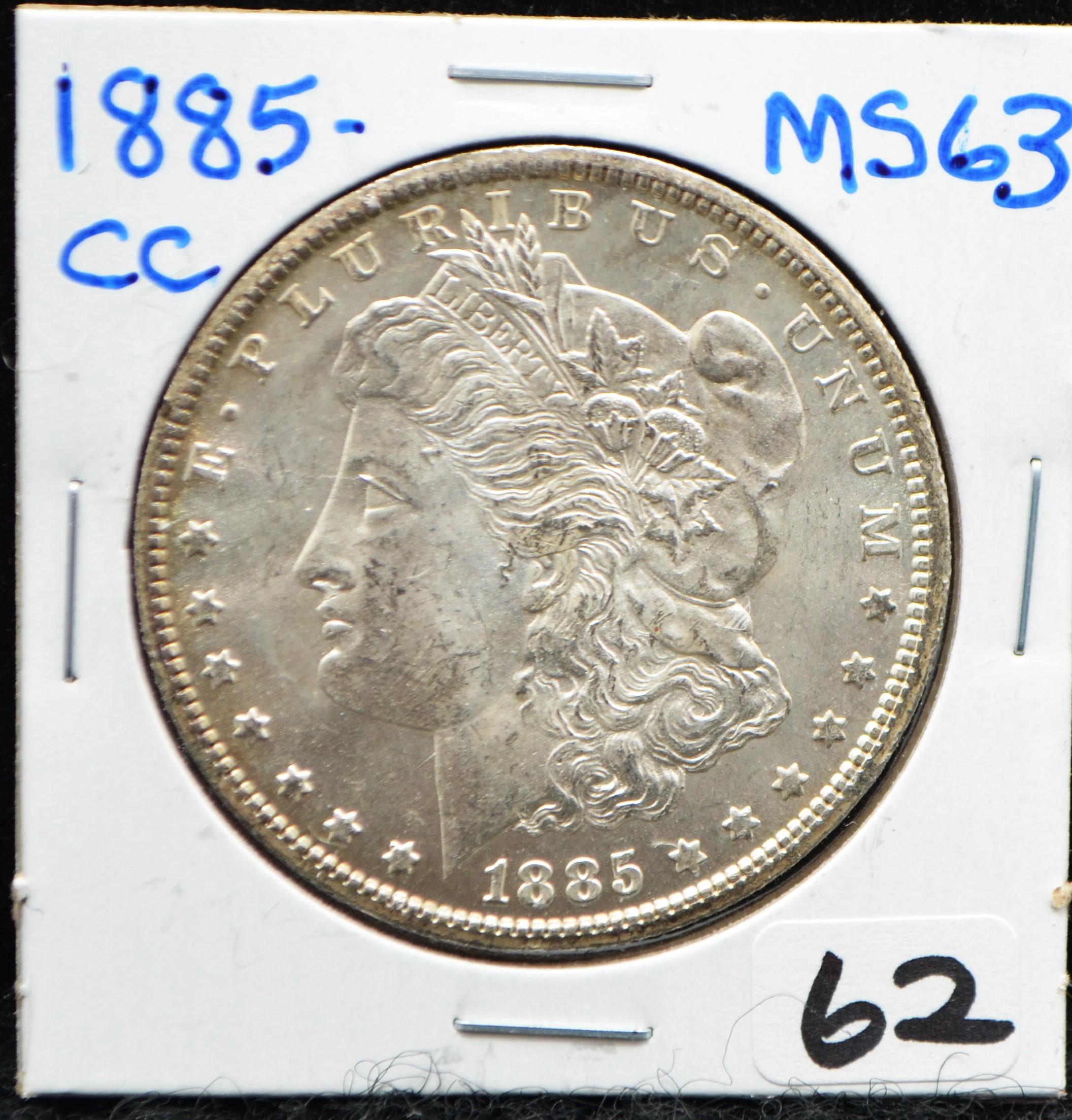 1885-CC MORGAN DOLLAR