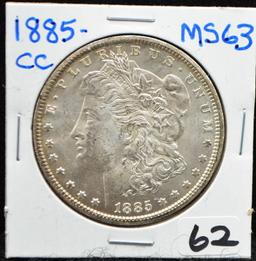 1885-CC MORGAN DOLLAR