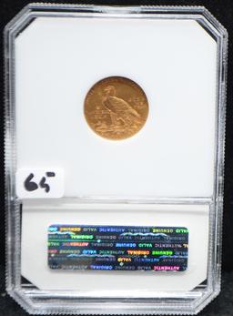 1914-D $2 1/2 INDIAN HEAD GOLD COIN