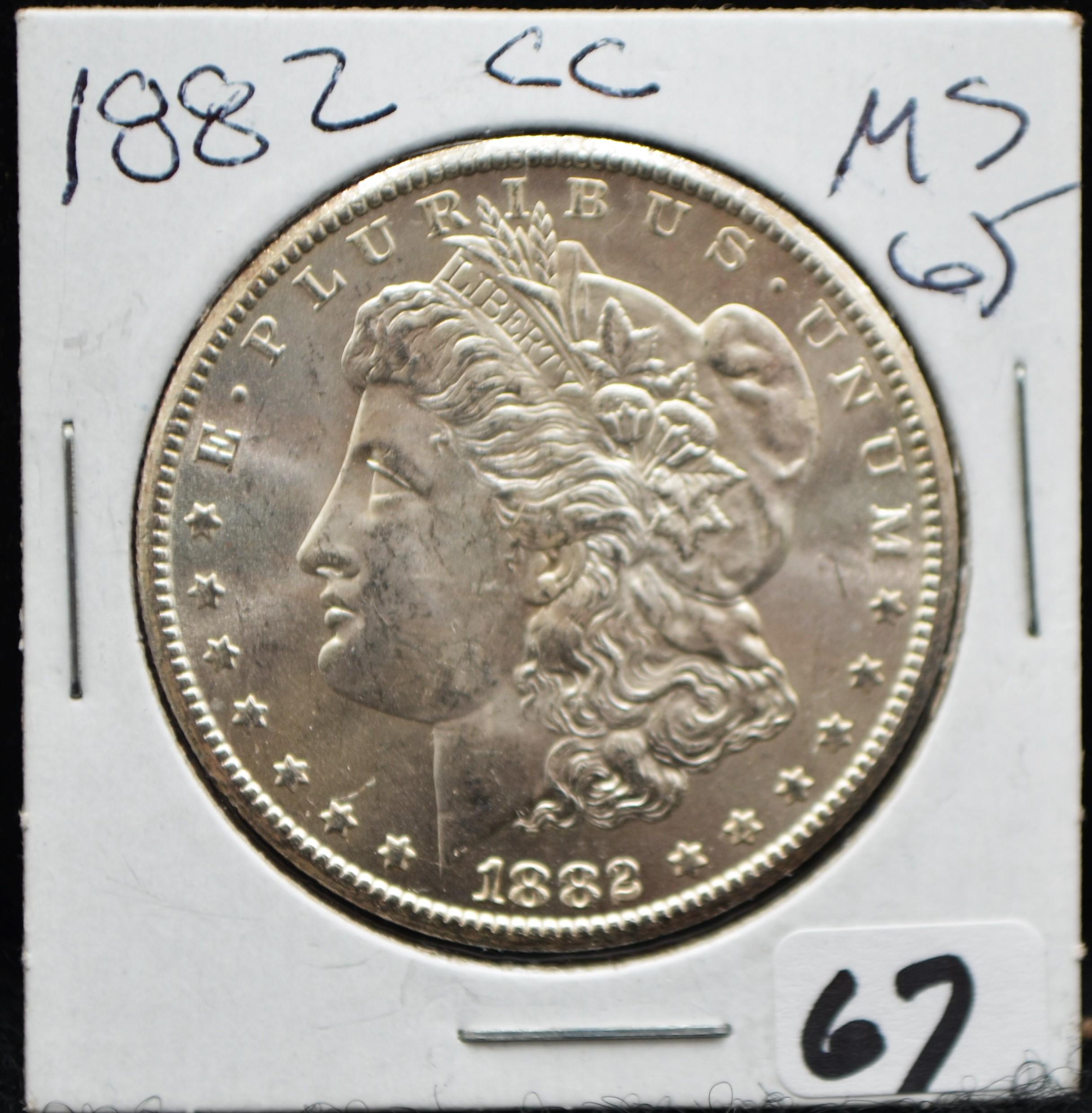 1882-CC MORGAN DOLLAR