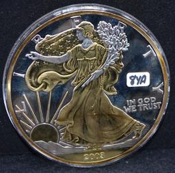 2003 12 OZ ,999 FINE SILVER LIBERTY ROUND